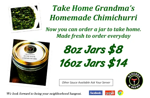 Bangers Homemade Chimichurri Jars on sale